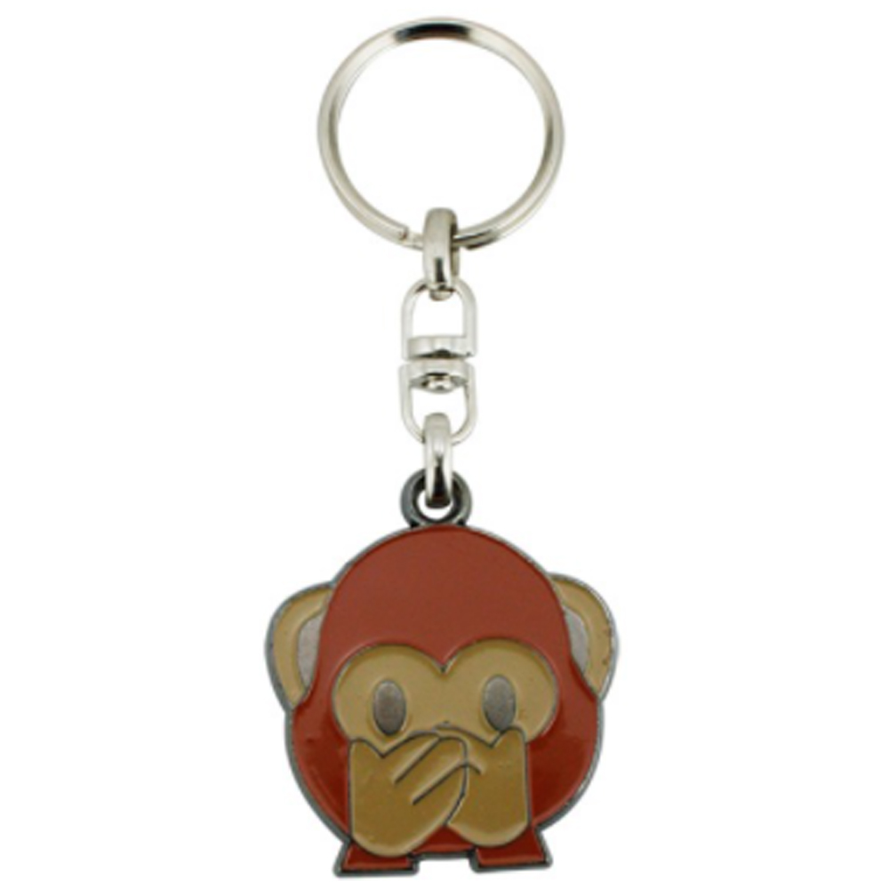 Emoji Key Ring - Monkey Key Rings